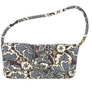 Vera Bradley “Knot Just A Clutch” Slate Blue and Brown Handbag/Clutch-NWOT